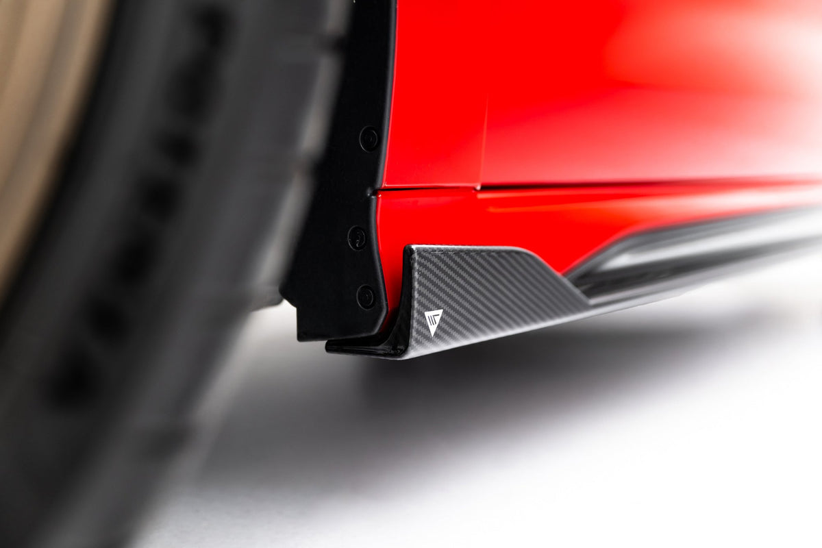 Kit de splitters de fibra de carbono prepreg para Audi RS3 Sedan 8Y Facelift