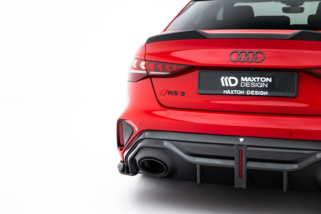 Kit de splitters de fibra de carbono prepreg para Audi RS3 Sedan 8Y Facelift