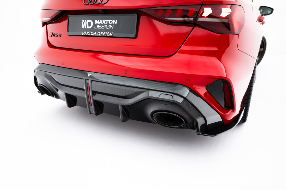 Kit de splitters de fibra de carbono prepreg para Audi RS3 Sedan 8Y Facelift