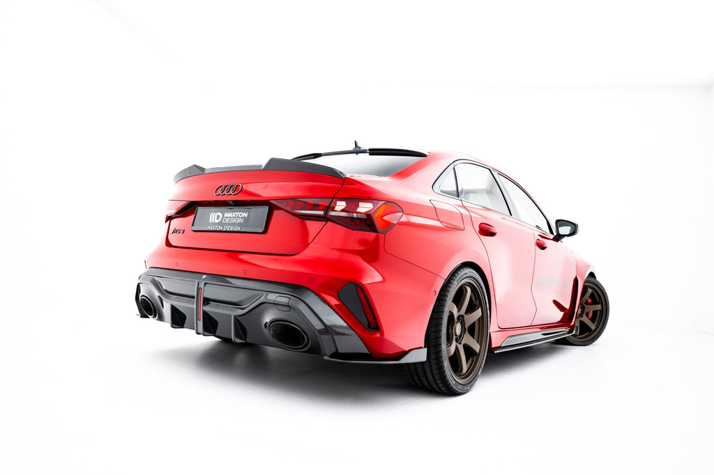Kit de splitters de fibra de carbono prepreg para Audi RS3 Sedan 8Y Facelift