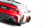 Kit de splitters de fibra de carbono prepreg para Audi RS3 Sedan 8Y Facelift
