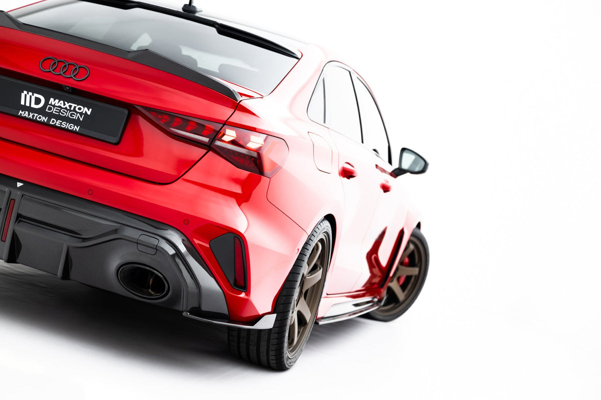 Kit de splitters de fibra de carbono prepreg para Audi RS3 Sedan 8Y Facelift