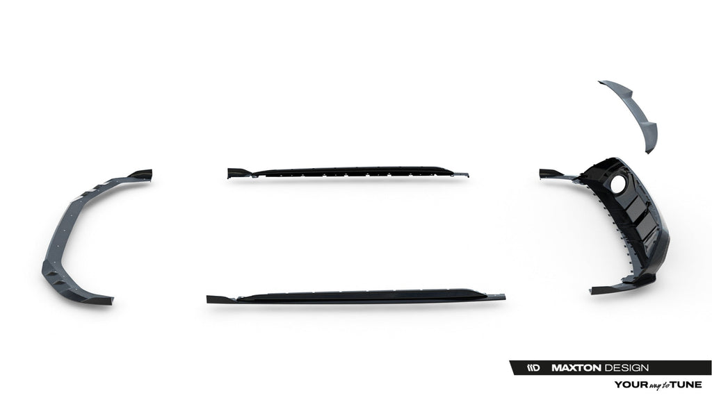 Kit de splitters de fibra de carbono prepreg para Audi RS3 Sedan 8Y Facelift