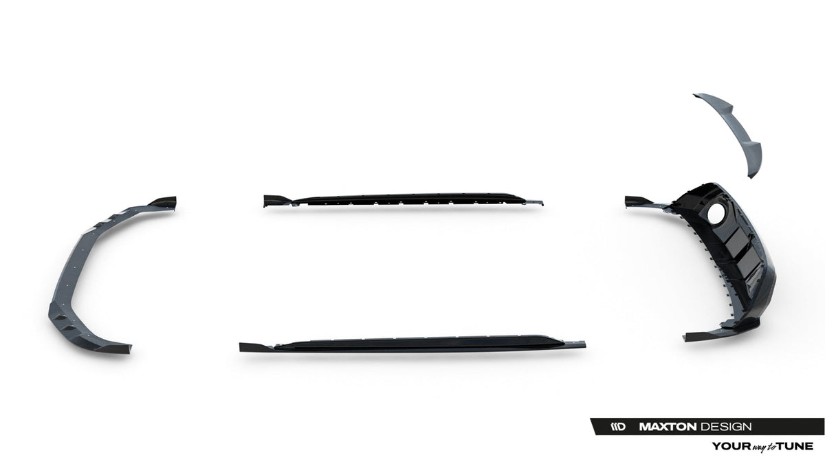 Kit de splitters de fibra de carbono prepreg para Audi RS3 Sedan 8Y Facelift
