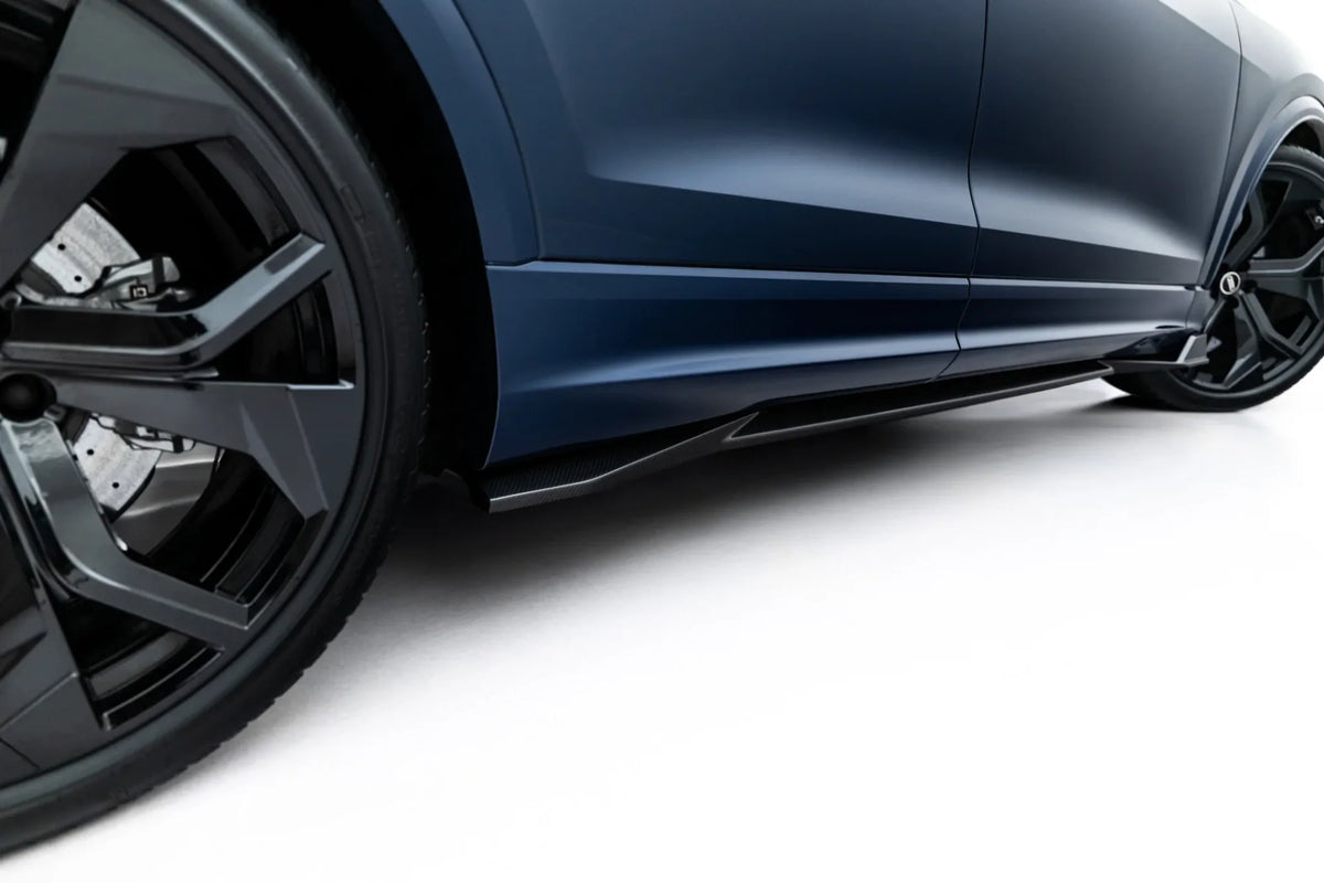 Kit de splitters de fibra de carbono prepreg para Audi RSQ8 Mk1 Facelift