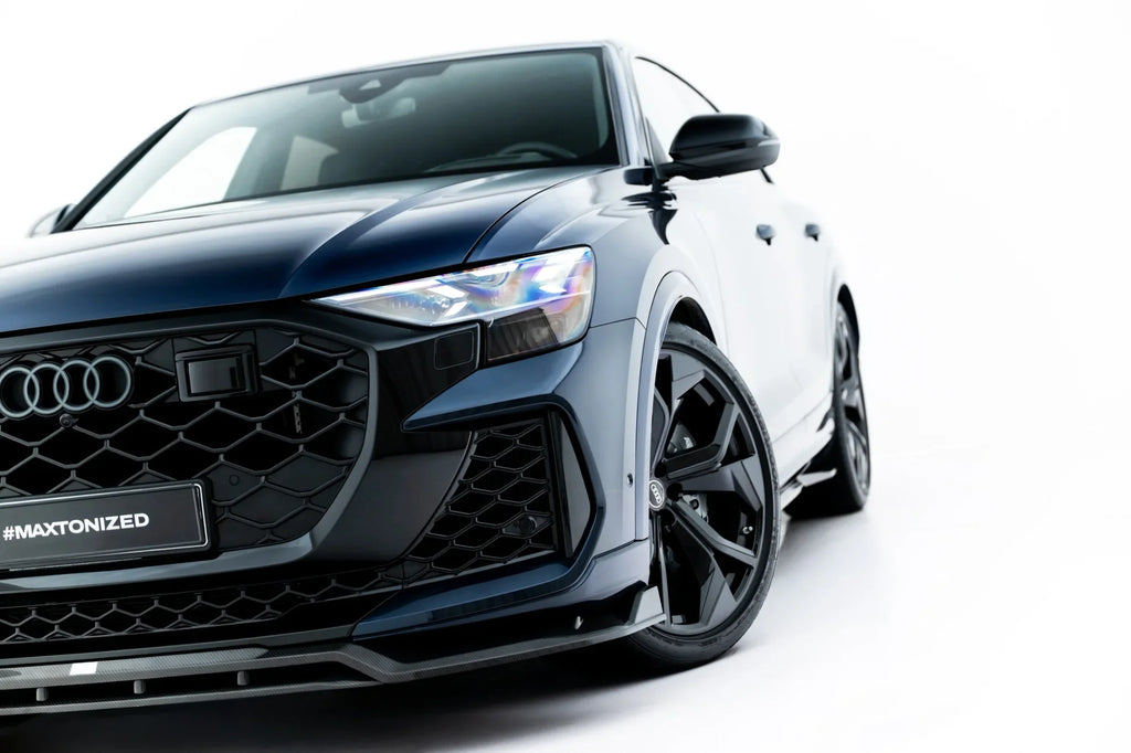 Kit de splitters de fibra de carbono prepreg para Audi RSQ8 Mk1 Facelift