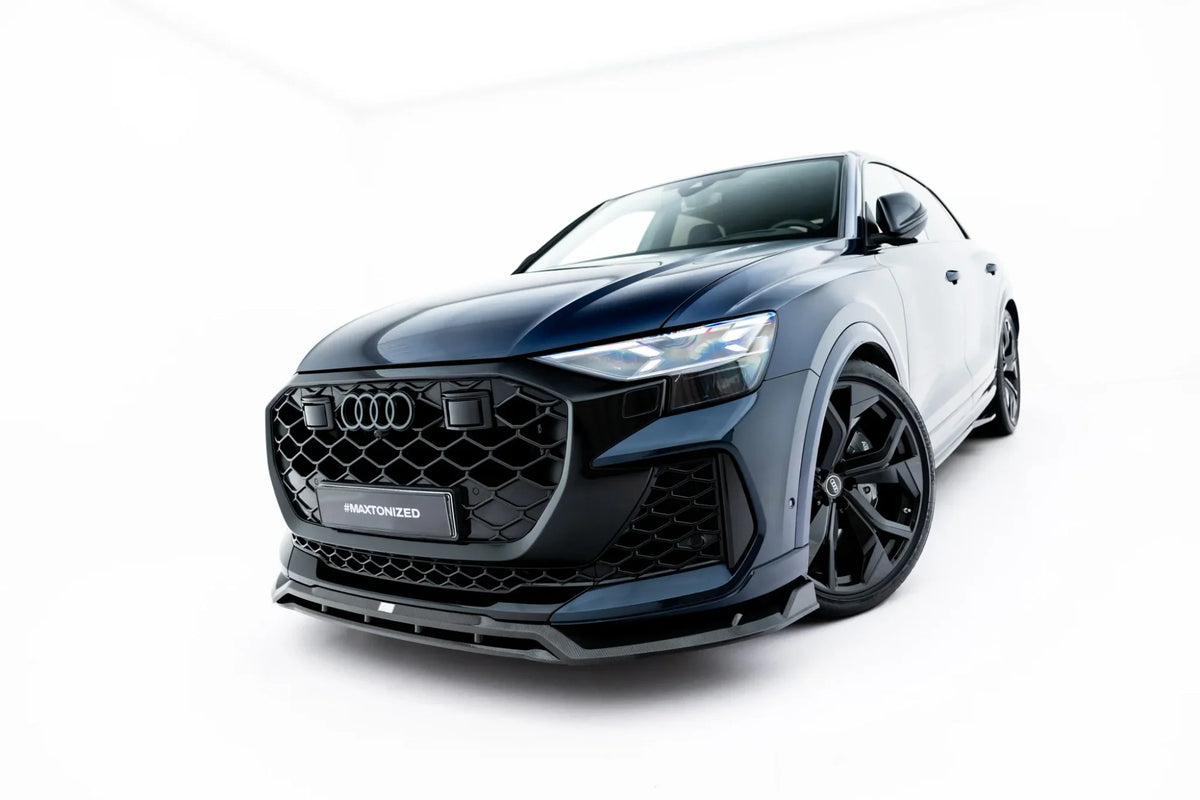 Kit de splitters de fibra de carbono prepreg para Audi RSQ8 Mk1 Facelift