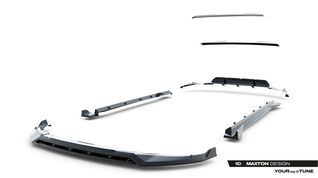 Kit de splitters de fibra de carbono prepreg para Audi RSQ8 Mk1 Facelift