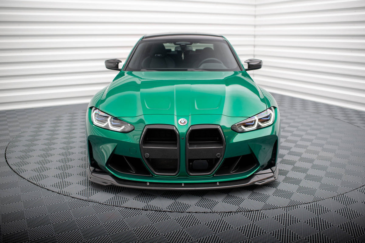 Kit de splitters de fibra de carbono prepreg para BMW M3 G80 Sedan