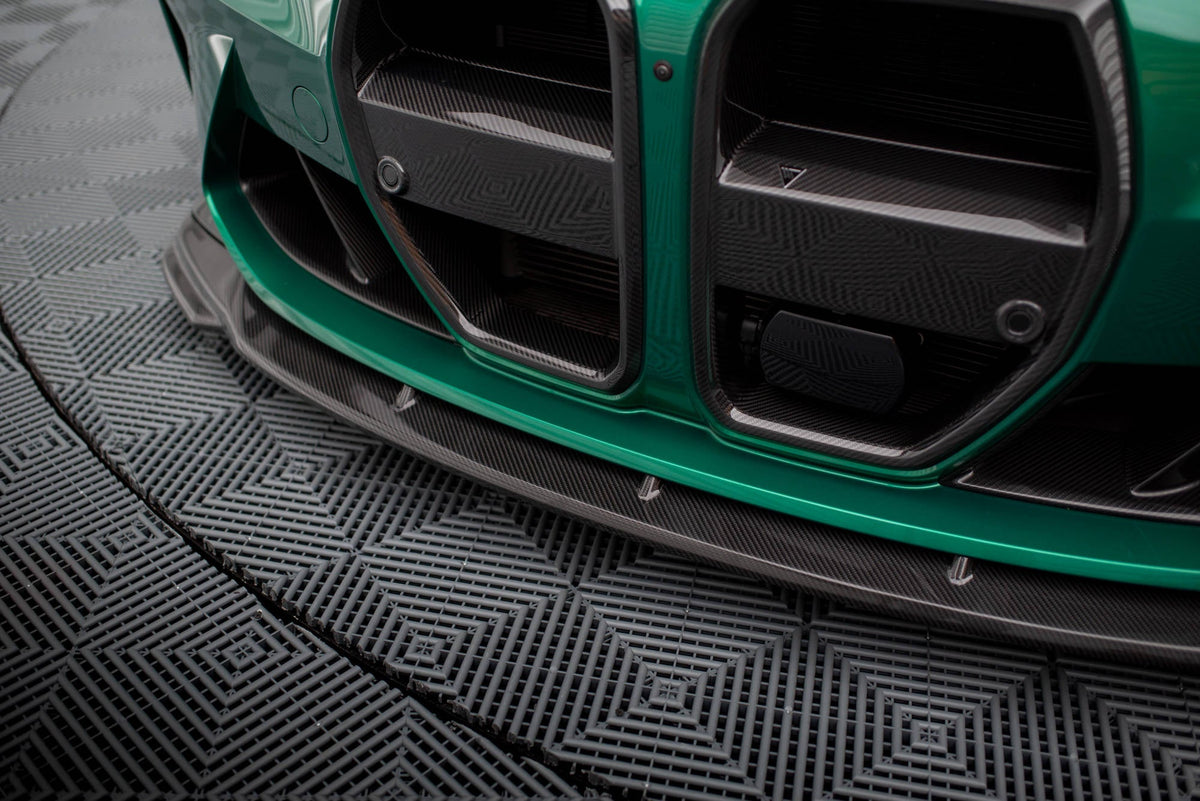 Kit de splitters de fibra de carbono prepreg para BMW M3 G80 Sedan