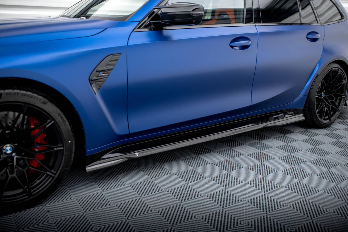 Kit de splitters de fibra de carbono prepreg para BMW M3 G81 Touring