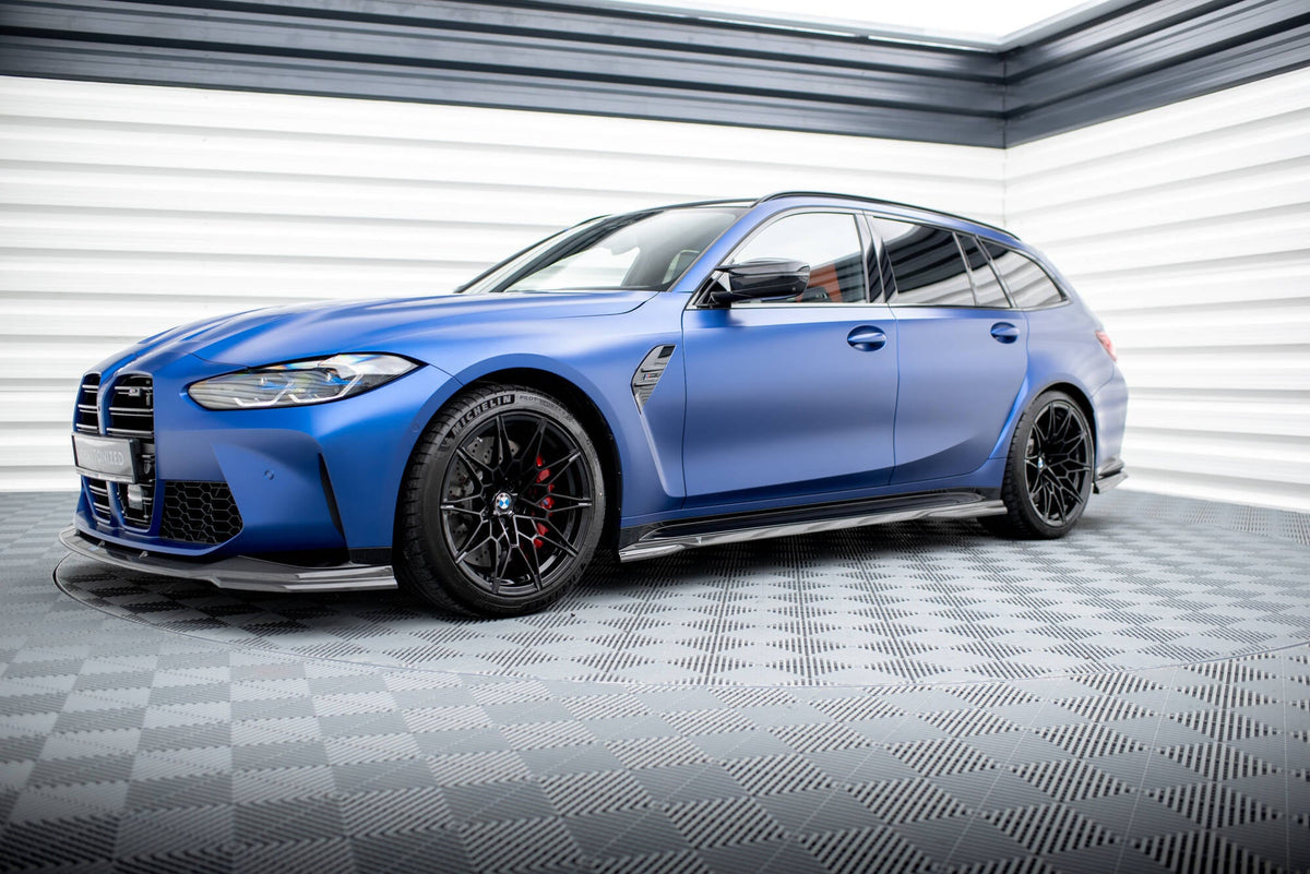Kit de splitters de fibra de carbono prepreg para BMW M3 G81 Touring
