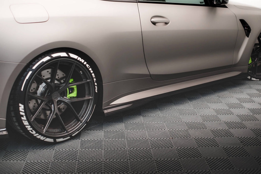 Kit de splitters de fibra de carbono prepreg para BMW M4 Coupe G82 / G82 Facelift