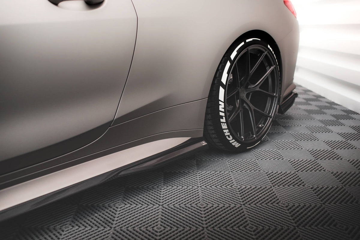 Kit de splitters de fibra de carbono prepreg para BMW M4 Coupe G82 / G82 Facelift