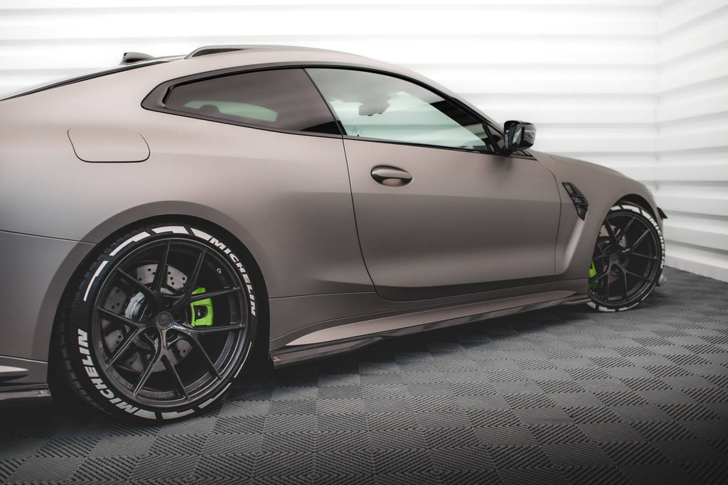 Kit de splitters de fibra de carbono prepreg para BMW M4 Coupe G82 / G82 Facelift