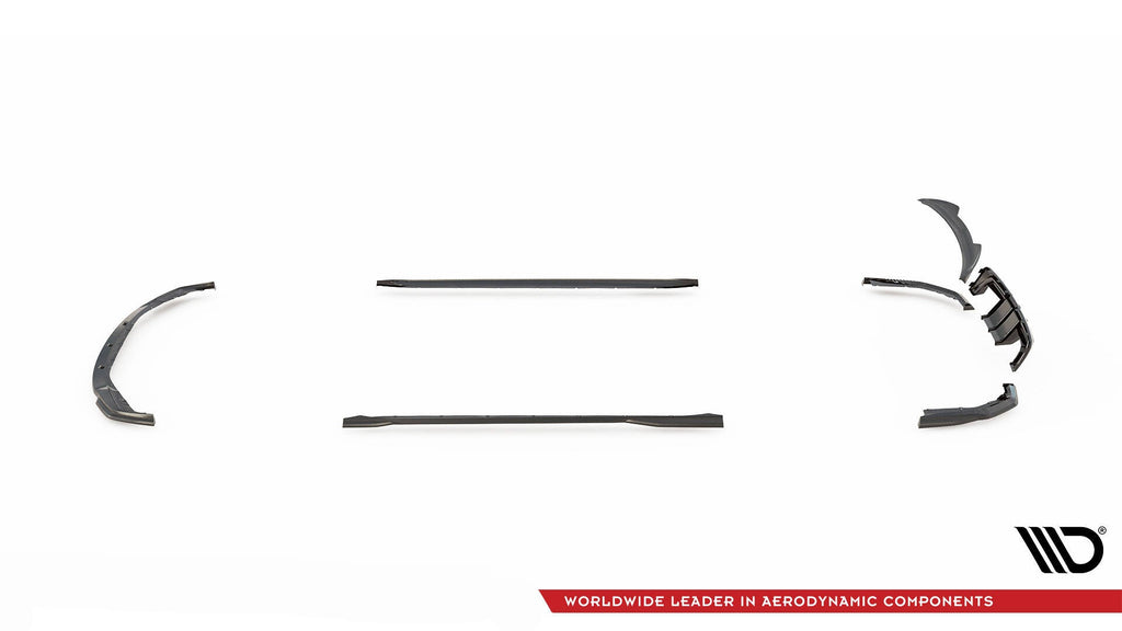 Kit de splitters de fibra de carbono prepreg para BMW M4 Coupe G82 / G82 Facelift