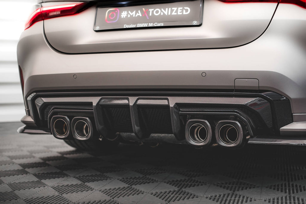 Kit de splitters de fibra de carbono prepreg para BMW M4 Coupe G82 / G82 Facelift