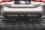 Kit de splitters de fibra de carbono prepreg para BMW M4 Coupe G82 / G82 Facelift