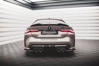 Kit de splitters de fibra de carbono prepreg para BMW M4 Coupe G82 / G82 Facelift