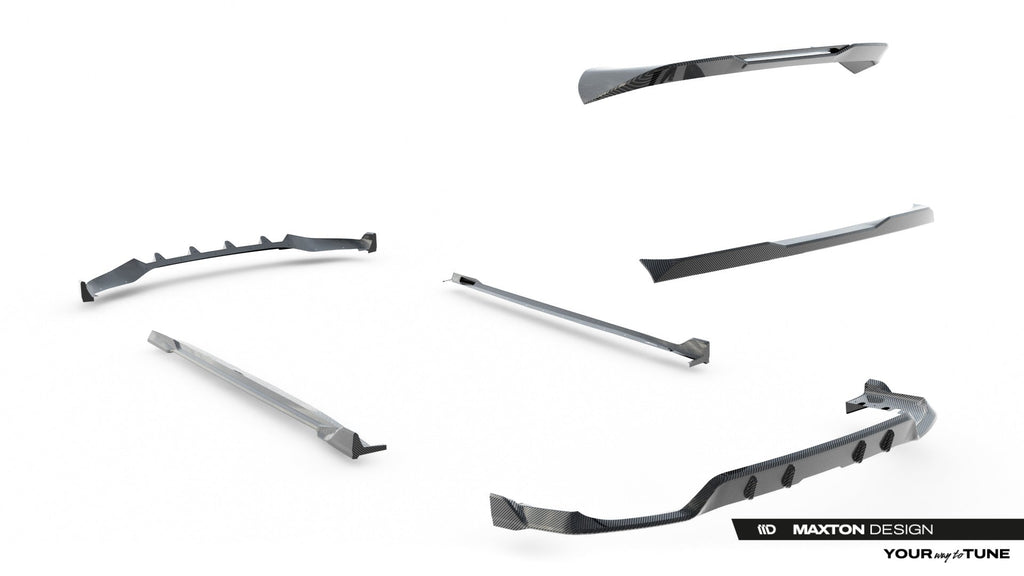 Kit de splitters de fibra de carbono prepreg para BMW X5 M-Pack G05