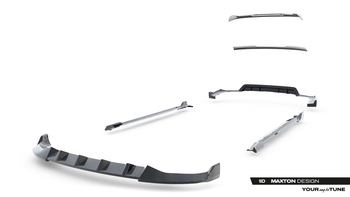 Kit de splitters de fibra de carbono prepreg para BMW X5 M-Pack G05