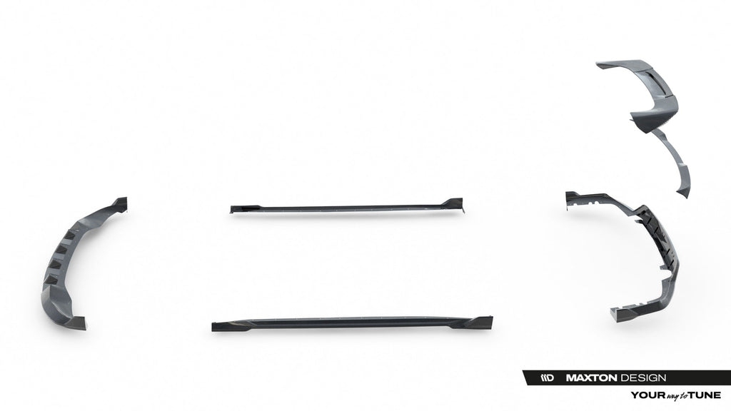 Kit de splitters de fibra de carbono prepreg para BMW X5 M-Pack G05
