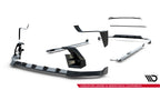 Kit de splitters de fibra de carbono prepreg V.2 para BMW X7 M-Pack G07 Facelift