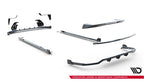 Kit de splitters de fibra de carbono prepreg V.2 para BMW X7 M-Pack G07 Facelift