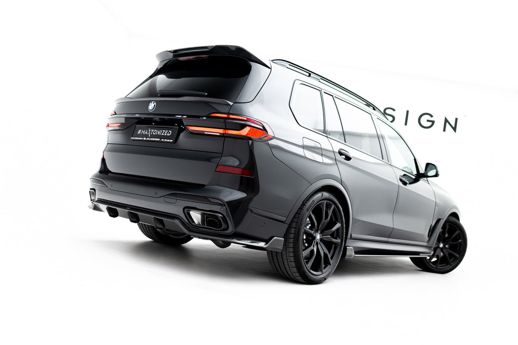 Kit de splitters de fibra de carbono prepreg V.2 para BMW X7 M-Pack G07 Facelift