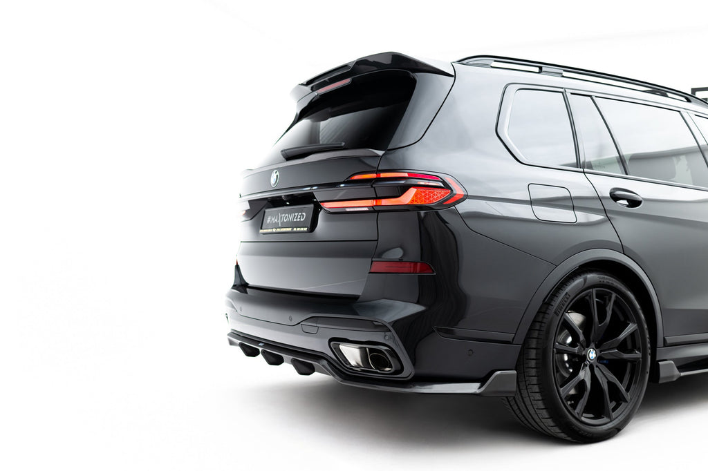 Kit de splitters de fibra de carbono prepreg V.2 para BMW X7 M-Pack G07 Facelift
