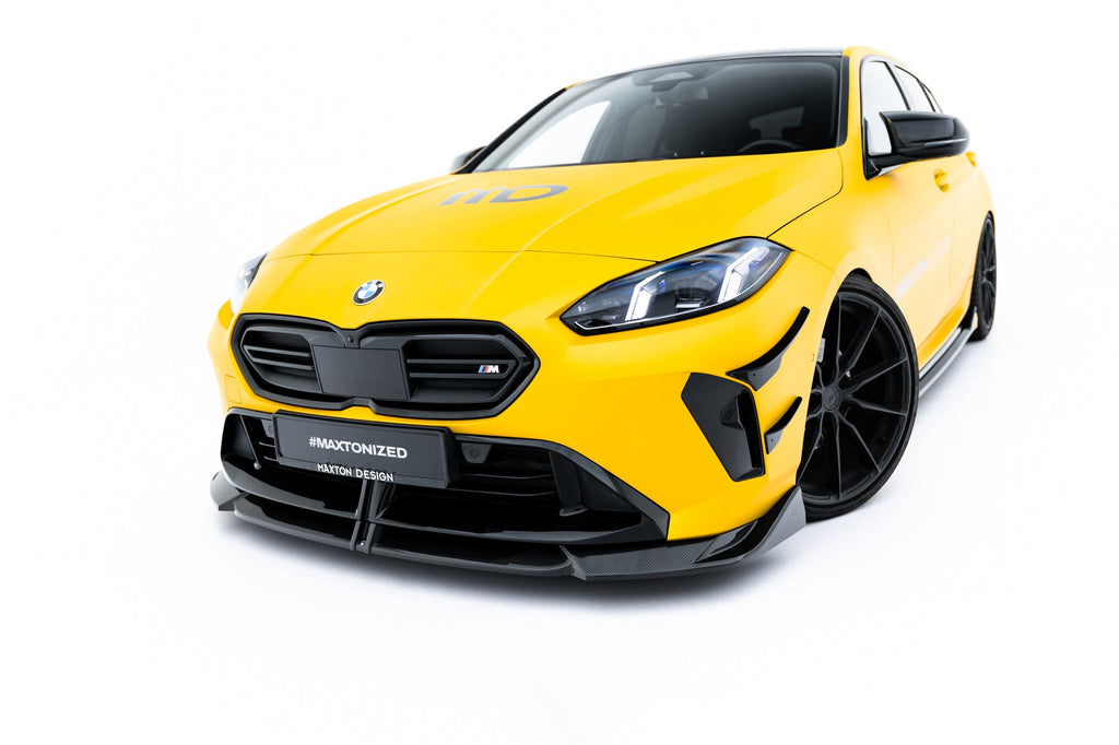 Splitter delantero de fibra de carbono prepreg para BMW M135i / 1 M-Pack F70