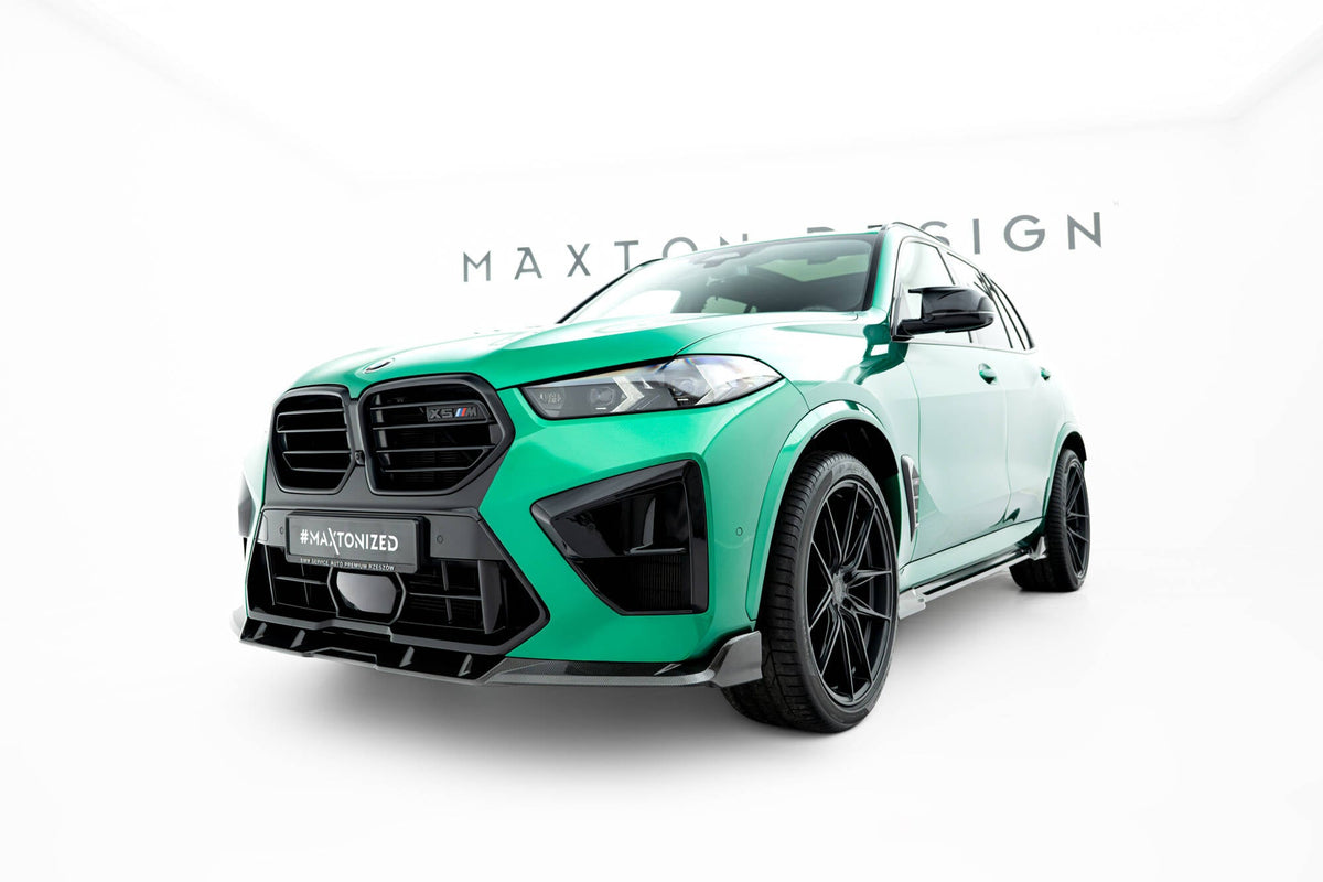 Splitter delantero de fibra de carbono prepreg para BMW X5 M F95 Facelift