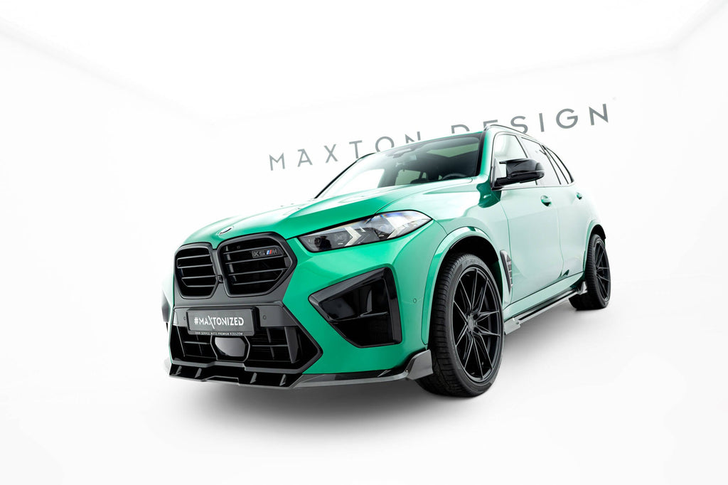 Splitter delantero de fibra de carbono prepreg para BMW X5 M F95 Facelift