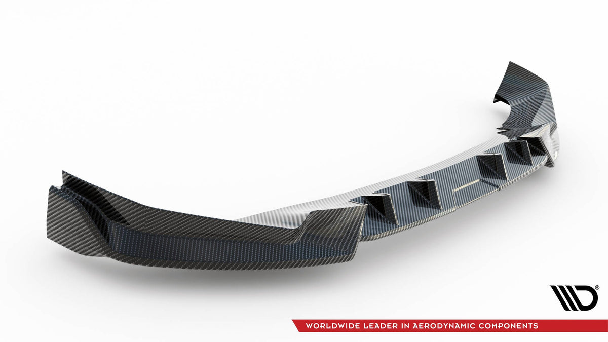 Splitter delantero de fibra de carbono prepreg para BMW X5 M-Pack G05 Facelift