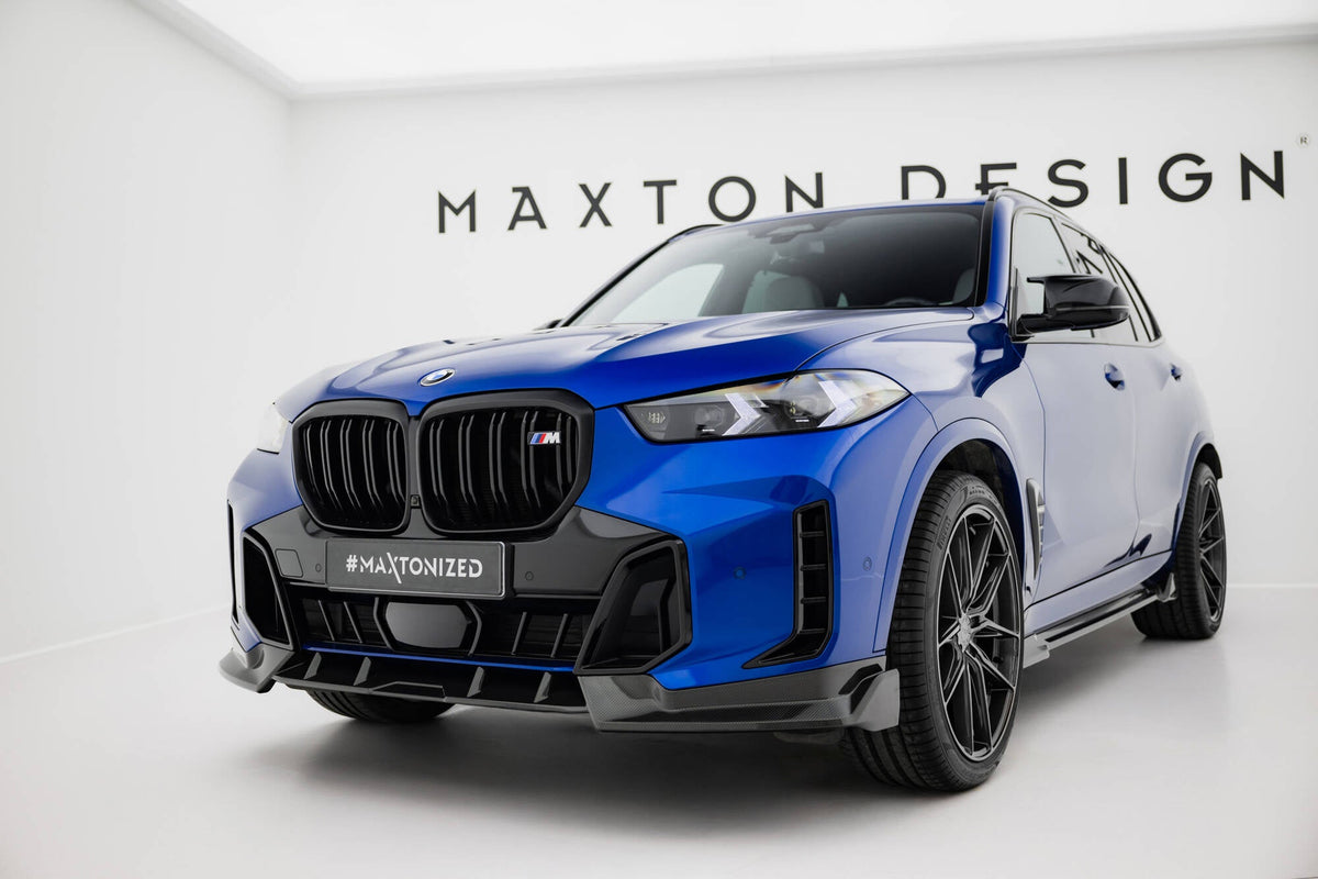 Splitter delantero de fibra de carbono prepreg para BMW X5 M-Pack G05 Facelift