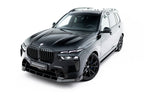 Splitter delantero de fibra de carbono prepreg para BMW X7 M-Pack G07 Facelift