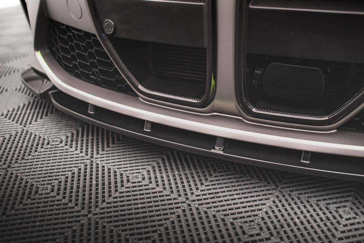 Splitter delantero de fibra de carbono prepreg V.1 para BMW M3 Sedan / Touring G80 / G81