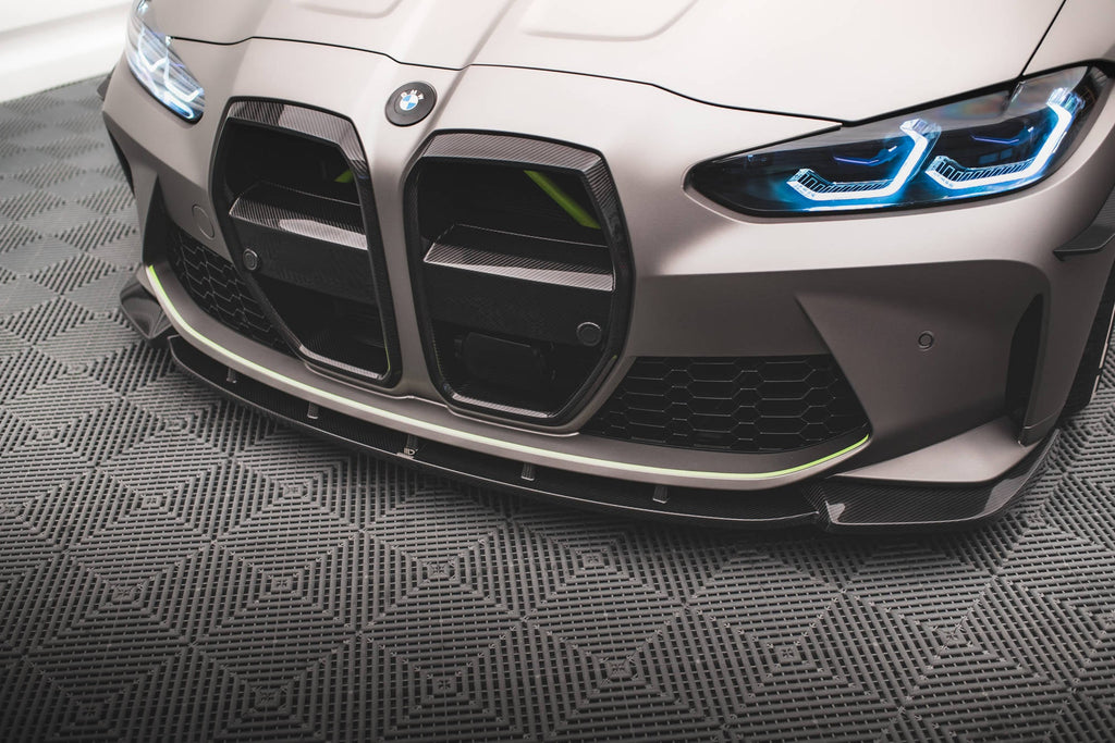 Splitter delantero de fibra de carbono prepreg V.1 para BMW M3 Sedan / Touring G80 / G81