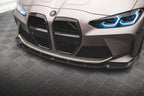 Splitter delantero de fibra de carbono prepreg V.1 para BMW M3 Sedan / Touring G80 / G81
