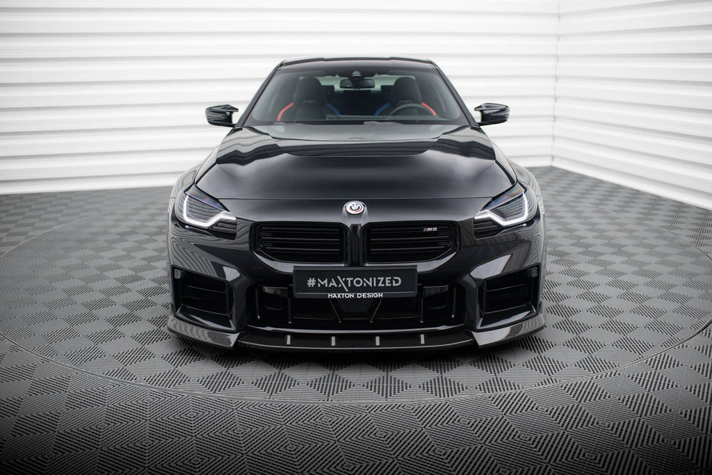 Splitter delantero de fibra de carbono prepreg V.2 para BMW M2 G87
