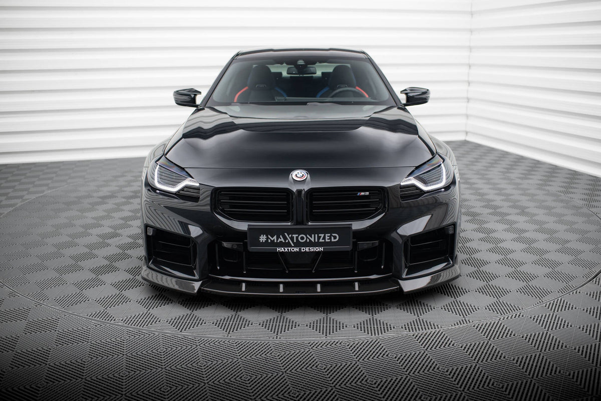 Splitter delantero de fibra de carbono prepreg V.2 para BMW M2 G87