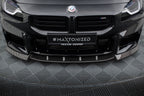 Splitter delantero de fibra de carbono prepreg V.2 para BMW M2 G87