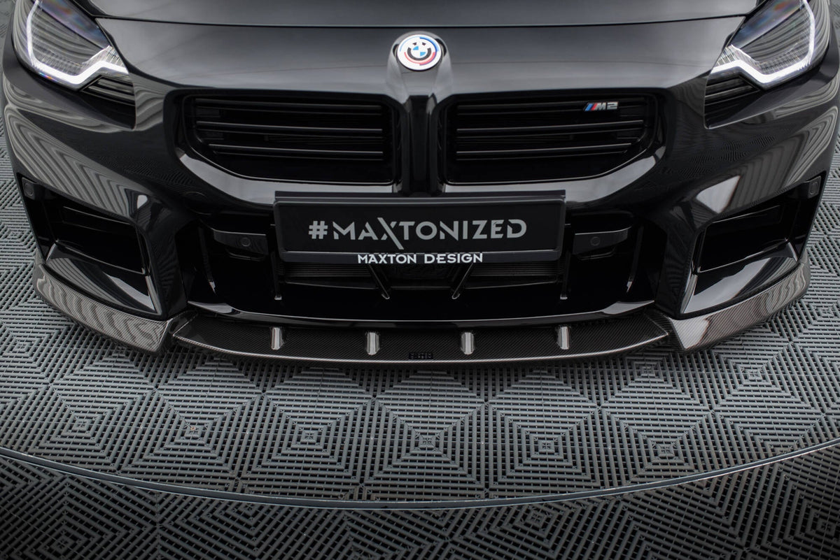Splitter delantero de fibra de carbono prepreg V.2 para BMW M2 G87