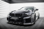 Splitter delantero de fibra de carbono prepreg V.2 para BMW M2 G87