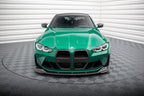 Splitter delantero de fibra de carbono prepreg V.2 para BMW M3 Sedan / Touring G80 / G81