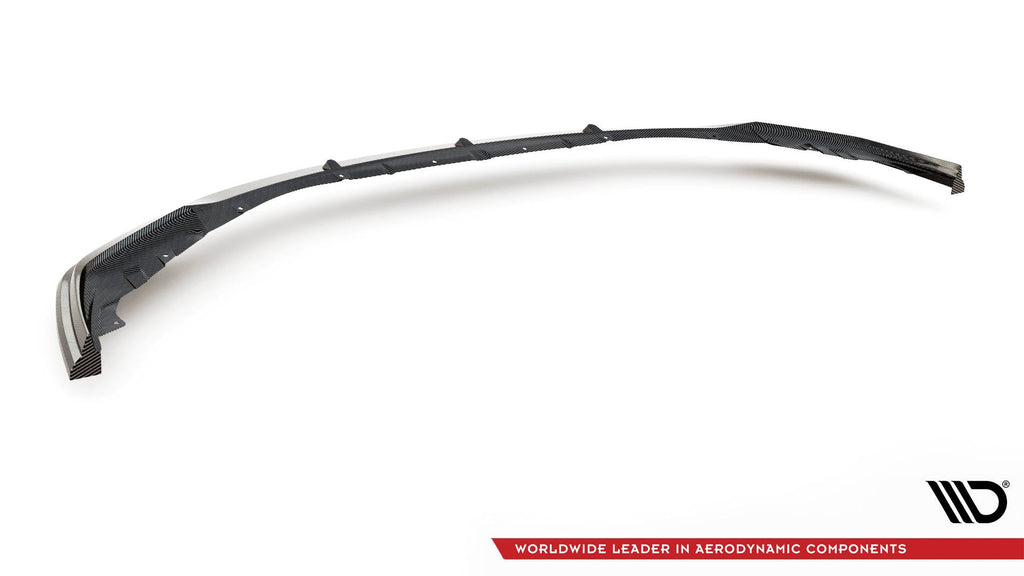 Splitter delantero de fibra de carbono prepreg V.2 para BMW M4 G82 / G82 Facelift