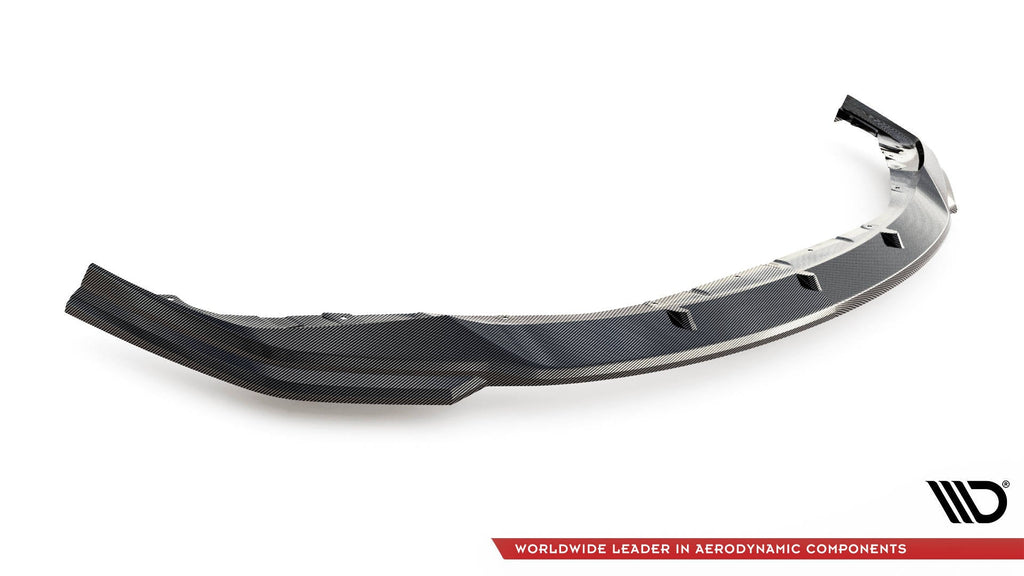 Splitter delantero de fibra de carbono prepreg V.2 para BMW M4 G82 / G82 Facelift