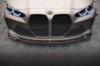 Splitter delantero de fibra de carbono prepreg V.2 para BMW M4 G82 / G82 Facelift