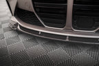 Splitter delantero de fibra de carbono prepreg V.2 para BMW M4 G82 / G82 Facelift
