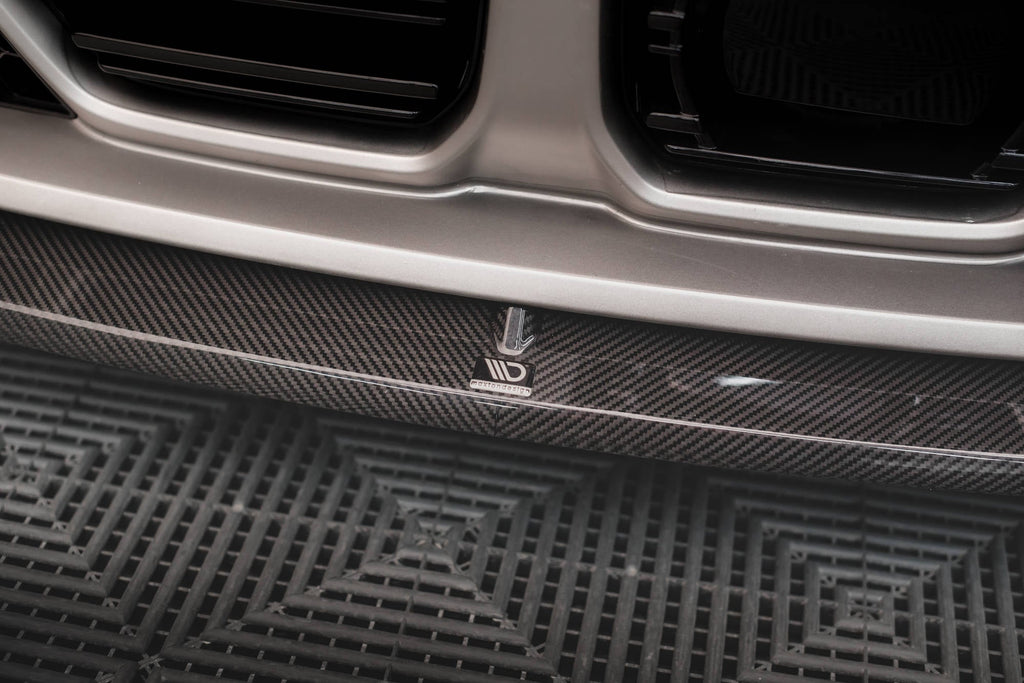Splitter delantero de fibra de carbono prepreg V.2 para BMW M4 G82 / G82 Facelift